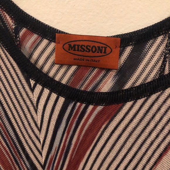 MISSONI Striped Multi Color Knit Dress - Picture 4 of 7